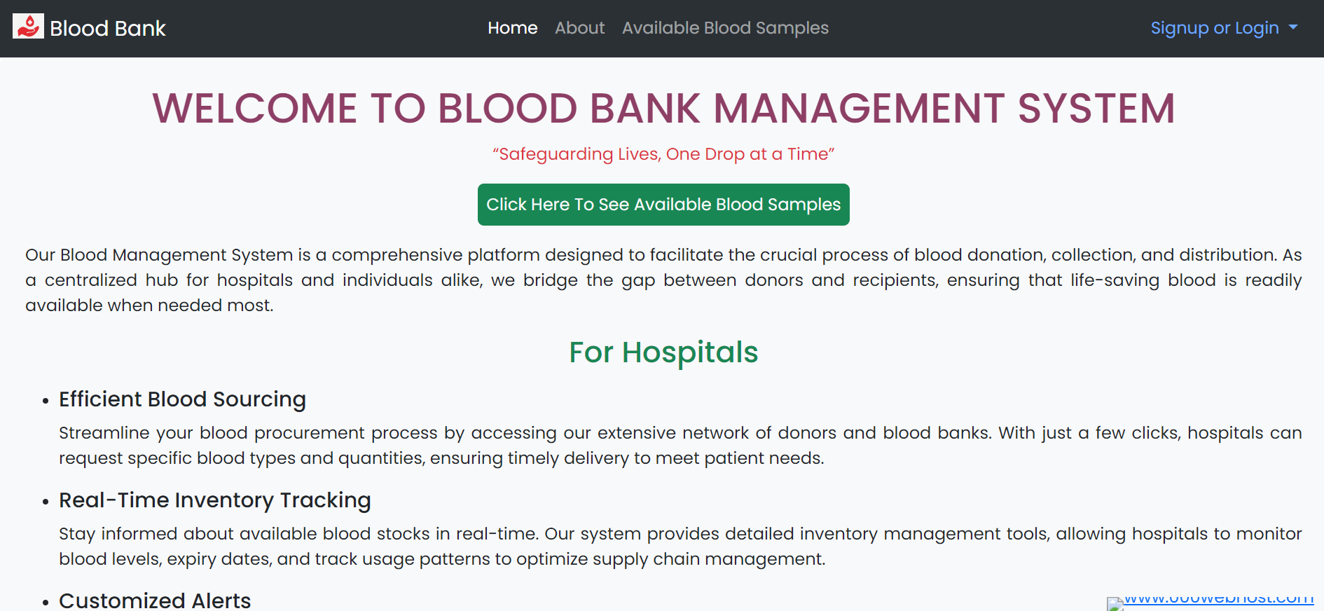 BloodBank Banner